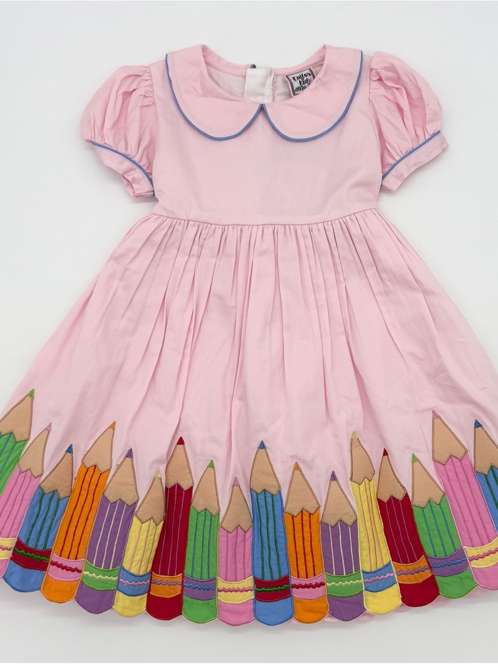 Cotton kids pink pencil dress